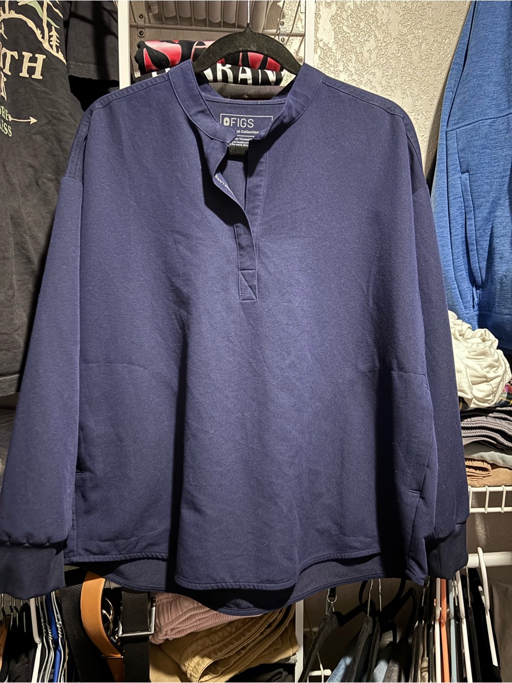 FIGS Rafaela Long sleeve Scrub top